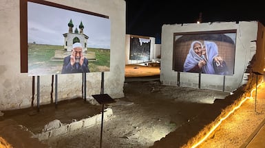 The RAK Arts Festival runs until February 8 at Al Jazeera Al Hamra Heritage Village. Evelyn Lau / The National