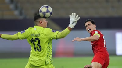 Renan scores for Shabab Al Ahli in extra-time to make it 3-2 at Prince Abdullah Al Faisal Stadium. Getty Images
