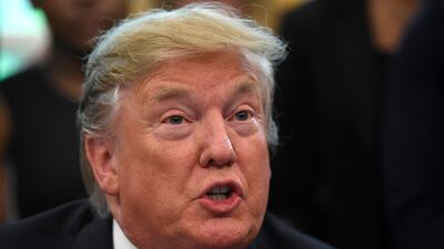 Donald Trump is pushing to block Congress subpoenas. AP