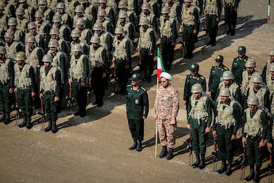 An Islamic Revolutionary Guard Corps drill in Iran. Photo: Wana