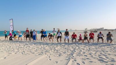 Get Driver Fit 2016 includes free sporting and fitness sessions at various locations in Abu Dhabi. Courtesy Flash Entertainment