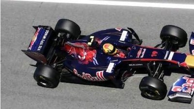 Falcon Private Bank joins a handful of Abu Dhabi companies that have their names appearing on Formula One cars.