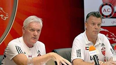 Roy Aitken, left, and David O'Leary will work with each other for a third time having previously been together at Leeds and Aston Villa.