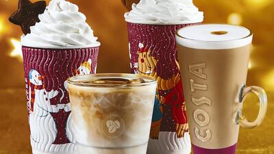 Costa Coffee's festive drink on offer this Christmas. Courtesy Costa Coffee