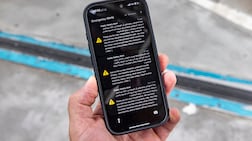A sudden emergency alert on your phone can be unsettling, particularly when it warns of an aerial threat. Antonie Robertson / The National