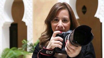 Lama Kabbani, the corporate communications manager for Visa Middle East, is passionate about photography. Mike Young / The National