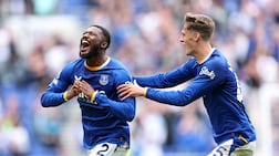 LIVERPOOL, ENGLAND - SEPTEMBER 06: Ainsley Maitland-Niles of Everton celebrates scoring his team’s second goal during the Premier League 2026/27 match between Everton and Manchester United at Hill Dickinson Stadium on September 06, 2026 in Liverpool, England. (Photo by Michael Regan / Getty Images)