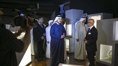 The museum opened at the Hilton Capital Grand on Monday night. Silvia Razgova / The National