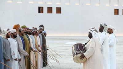 Various activities showcased Abu Dhabi's history on the opening evening of Qasr Al Hosn. Khushnum Bhandari for The National