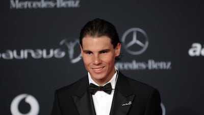 Rafael Nadal at the Laureus World Sports Awards in Abu Dhabi in 2011. Rich-Joseph Facun / The National