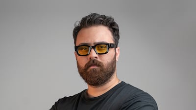 Sufyan Al Husseini is from Iraq and presents the 'Bain w Bain' show, which translates to 'Debate Show' in English. Photo: Nas News Arabia