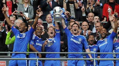 8) FA Cup, May 2010: Chelsea successfully defended the FA Cup with a 1-0 win over Portsmouth. No prizes for guessing the matchwinner as Drogba struck to secure the double. AFP