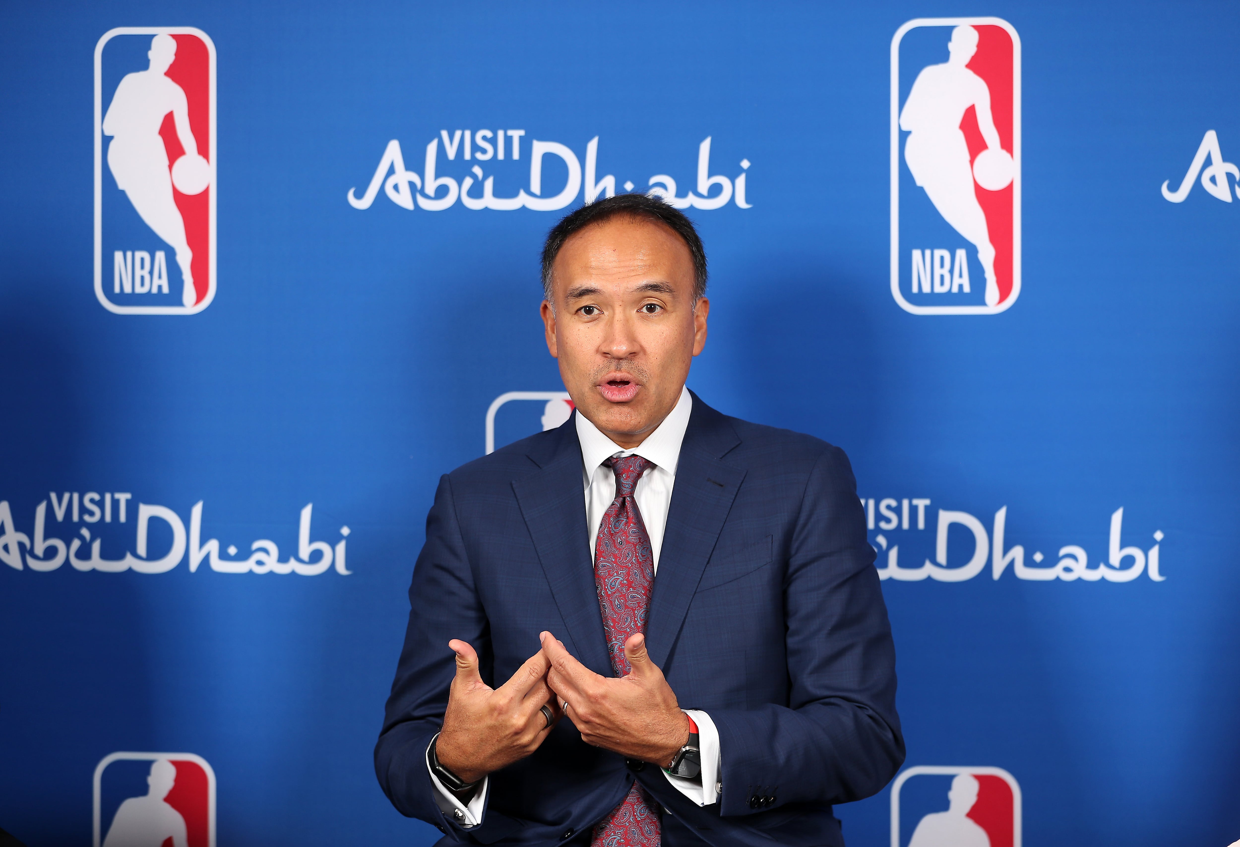 Mark Tatum, deputy commissioner of NBA. Pawan Singh / The National