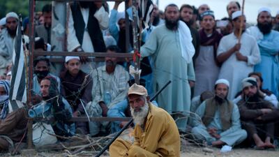 Supporters attend an anti-government march. AFP