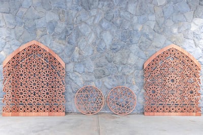 Moucharabiya panels carved by carpenters in Tripoli. Photo: Ahmad Zaatiti