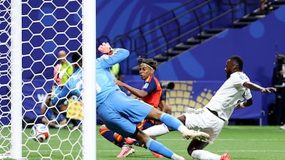 Lamine Yamal scores against Saudi Arabia on Sunday. AFP