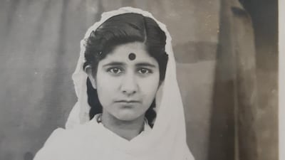 Reena Verma, aged 15, when she visited Solan Valley, currently part of India, for a holiday when the British left India and the subcontinent was divided into Hindu-majority India and Muslim-majority Pakistan. All photos: Verma family