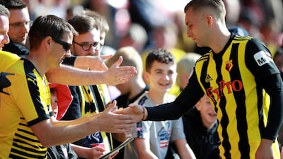 Right midfield: Gerard Deulofeu (Watford). A scorer of great goals has also delivered more goals. One of the stars of Watford’s surge to the FA Cup final. Reuters
