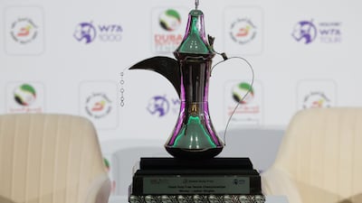 Dubai Duty Free Tennis Championships trophy