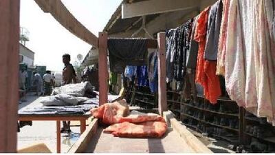 Former workers for Al Otaiba and Garg still live in a former company labour camp in Musaffah. The camp will be demolished soon.