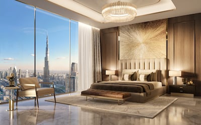 The Trump tower will have two penthouses costing Dh75 million each. Photo: Dar Global