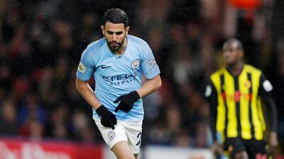 Riyad Mahrez set up Manchester City's first goal and scored the second in the 2-1 win over Watford. AP Photo