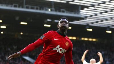 Danny Welbeck and his teammates gave Manchester United fans plenty to celebrate at Old Trafford. Darren Staples / Reuters