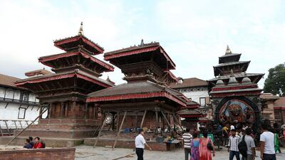 Kathmandu's Durbar Square. Pawan Singh / The National