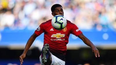 Manchester United's Marcus Rashford. Reuters