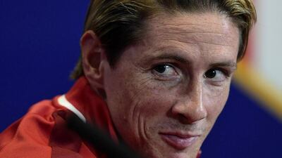 Fernando Torres is back at his boyhood club and is determined to help them win the Uefa Champions League. Javier Soriano / AFP