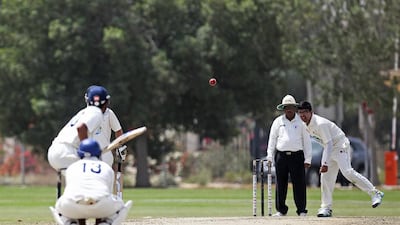 Sharjah and Dubai compete on Tuesday in the first match of the new National Under 19 cricket tournament. Lee Hoagland / The National
