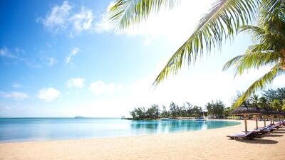 The five-star Lux Grand Gaube resort has a calm lagoon, perfect for a lazy day by the water. Courtesy Lux Grand Gaube