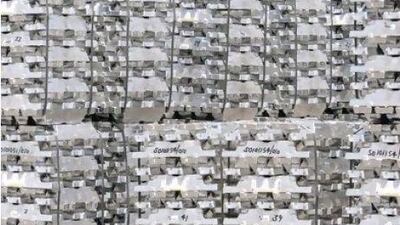 Emirates Aluminium has been preparing incentives for companies to set up next to its smelter. Jaime Puebla / The National