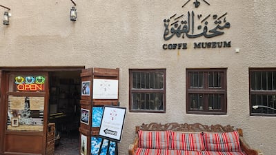 The charming Dubai Coffee Museum is located down the back alleyways of Al Fahidi Historical Neighbourhood. Katy Gillett for The National