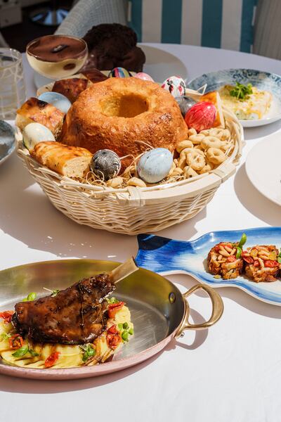 Italian Easter bread at Piatti by the Beach