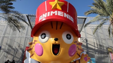 Animenia Abu Dhabi at Manarat Al Saadiyat. Victor Besa / The National