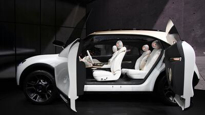 The Smart Concept #1 will accommodate a third rear seat in production form. Reuters