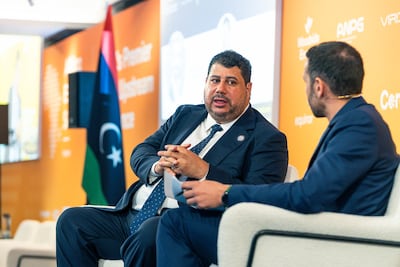 Masoud Suleman, left, Libya's National Oil Corporation chairman. Photo: LBBC