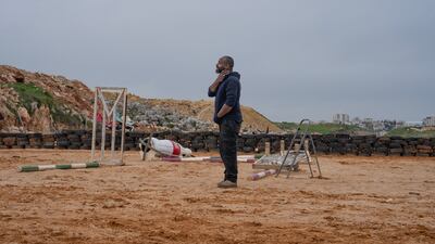Khaled Ifranji says horses were still in their stables when the demolition began