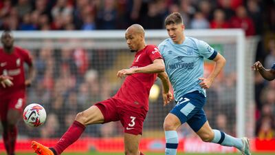 Fabinho – 7. Committed a high volume of fouls in a difficult battle with Brentford’s physical forwards. The Brazil international’s pass to Van Dijk was crucial to securing the three points, splitting the opposition defence before a straightforward finish for Salah. EPA