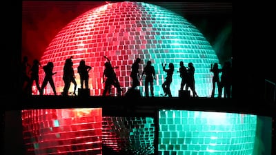 Performers during the musical 'Ocheg Eddenya' on opening night of the 56th International Festival of Carthage, at the Roman Theatre of Carthage in Tunis, Tunisia. EPA