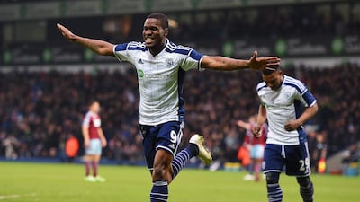 Brown Ideye (West Bromwich Albion): After Albion almost sold Ideye, he scored four goals in a week, including two in the 4-0 rout of West Ham. (Photo by Michael Regan/Getty Images)