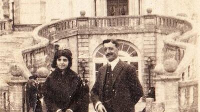 L’Emir Toufic Arslan and his spouse in Paris in 1920. Courtesy L'Emir Faysal Arslan Museum