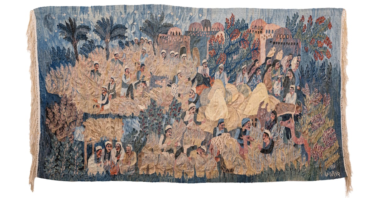 Sign Lesson Cartoon Sultan Sooud Al Qassemi on art: How an Egyptian weaving village became ...