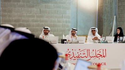 Sheikh Hamdan chairs a meeting of the Executive Council of Dubai. Wam