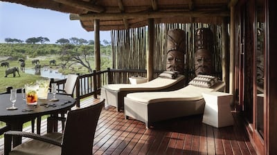 The Belmond Savute Elephant Lodge. Courtesy Belmond Safaris