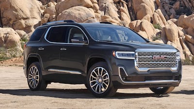 The Acadia shows off its lines.