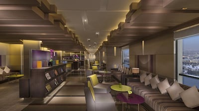 Regency Club Lounge of Hyatt Regency Dubai Creek Heights hotel. Courtesy Hyatt Regency Dubai Creek Heights