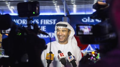 At a creative cost of Dh30 million and an expected 5,000 daily visitors, the garden’s numbers are big. But Dubai Municipality’s director general, Hussain Nasser Lootah, says the Dubai Garden Glow is aimed at delivering an important message about recycling. Reem Mohammed / The National