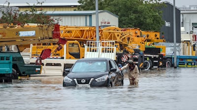 The UAE is seeking to bolster its drainage network to protect against extreme weather. AFP